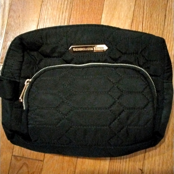 Aimee Kestenberg Bags Aimee Kestenberg Black Quilted Makeup Bag